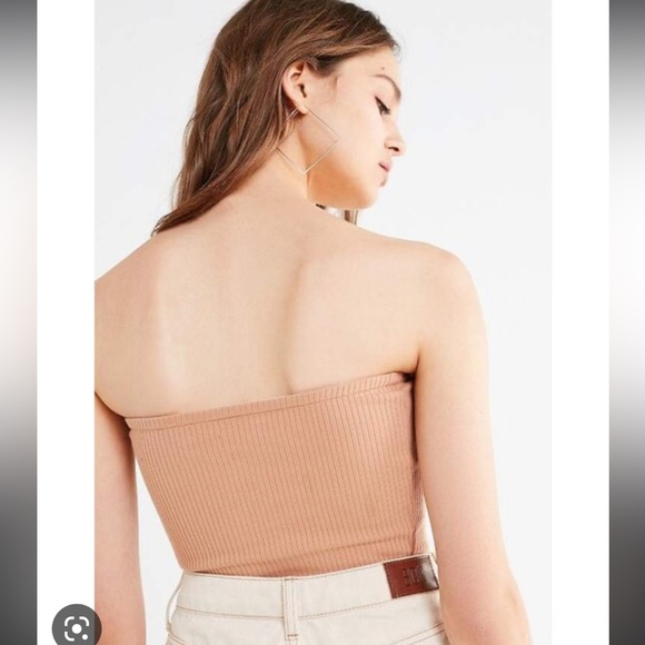 NWT Urban Outfitters Tan Strapless Top/ Tube Top - Picture 7 of 8